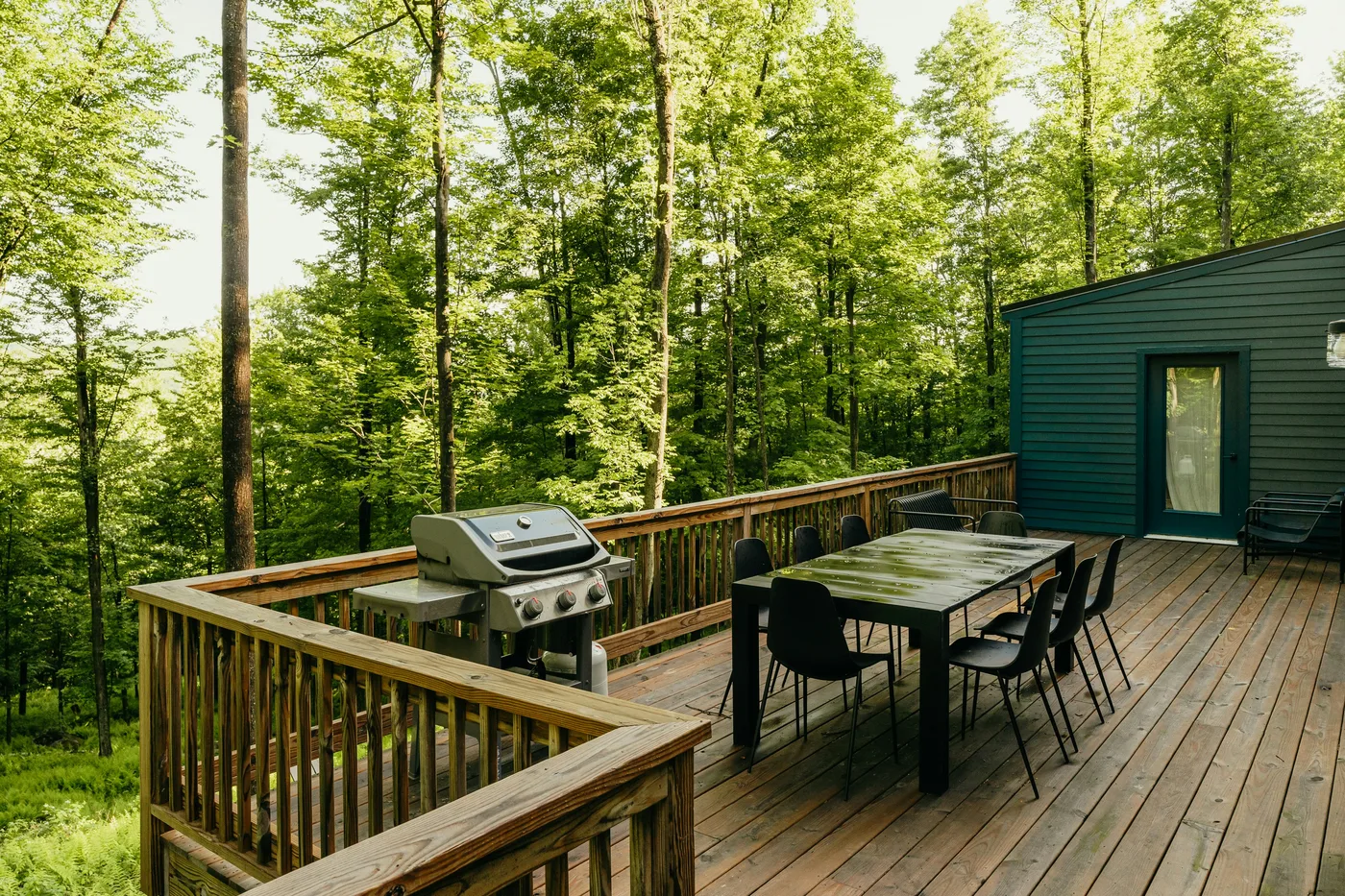 Wooden and composite decking installation